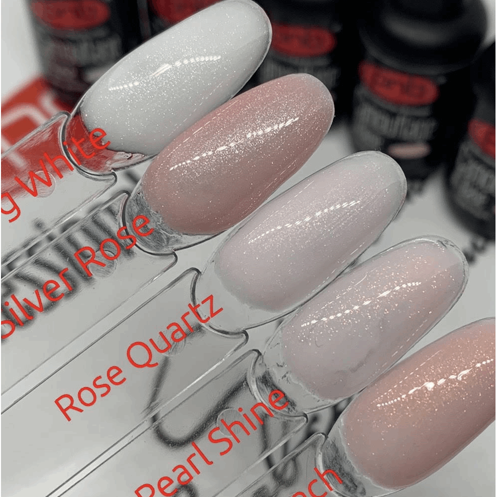 Camouflage &amp; Fiber base coats PNB Camouflage base 17ml sparkling white / rose quartz / pearl shine / silver rose / gold peach