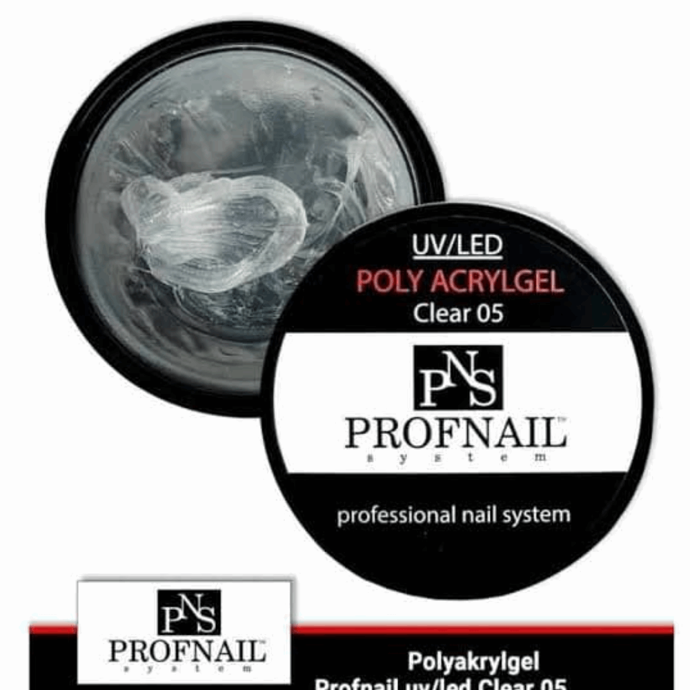 ACRYLGEL/POLYGEL PROFNAIL Polygel clear 50ml (Lithuania Europe)