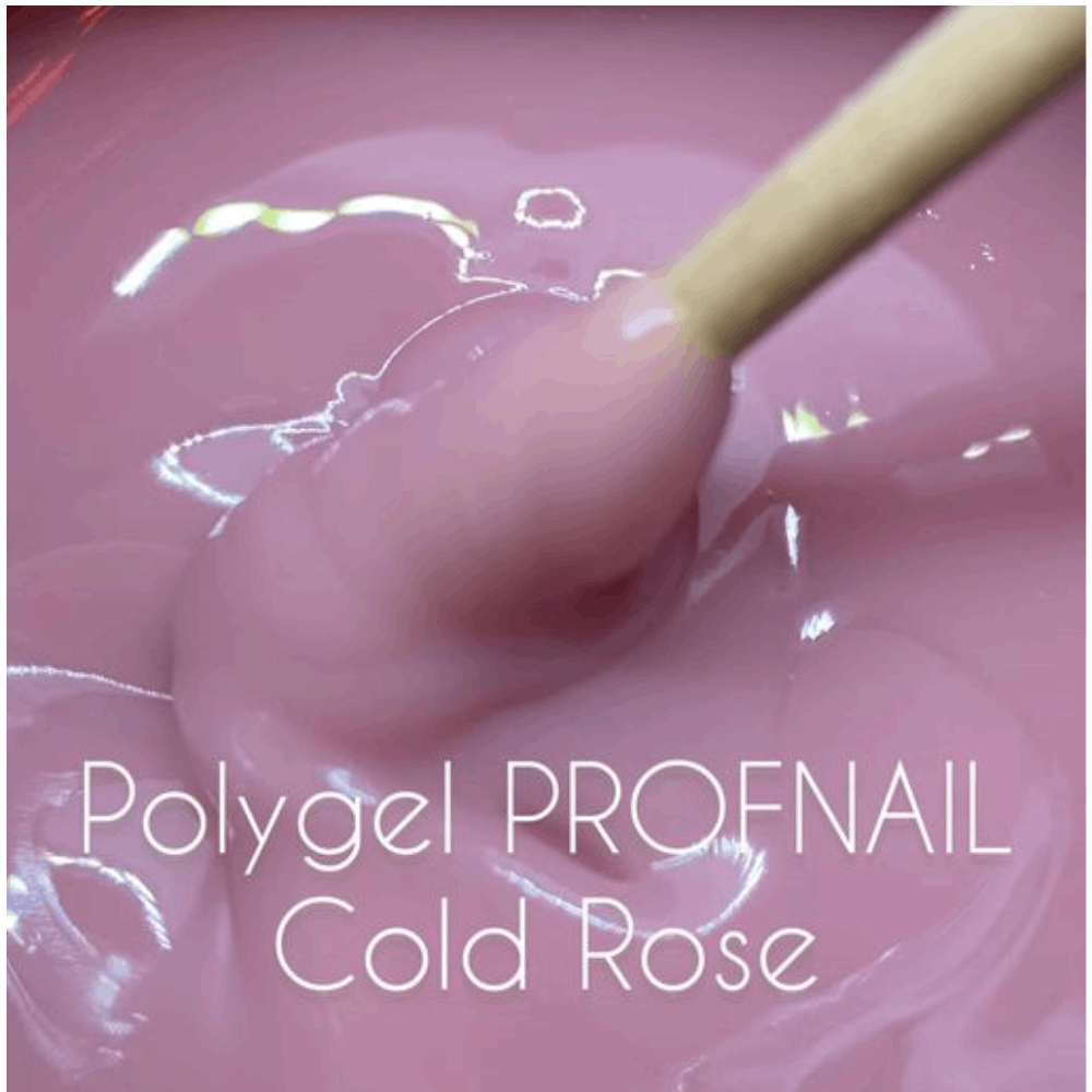 ACRYLGEL/POLYGEL PROFNAIL Polygel 100ml cold rose (Lithuania Europe)