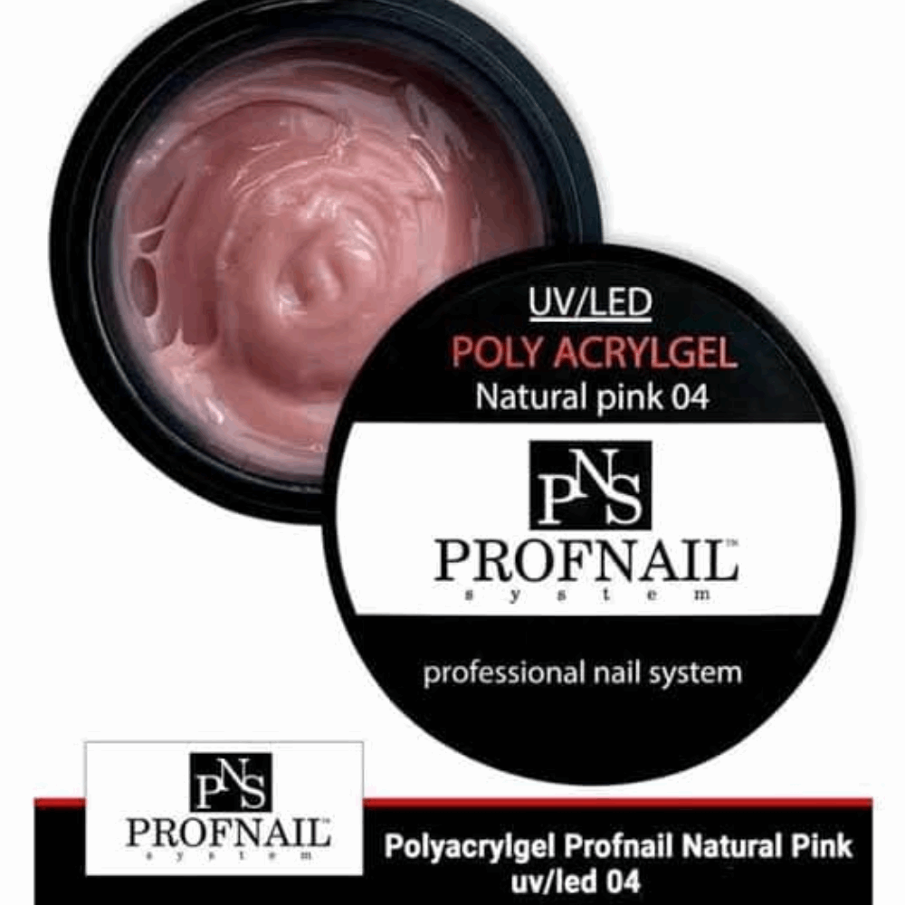 ACRYLGEL/POLYGEL PROFNAIL Polygel 100ml natural pink (Lithuania Europe)