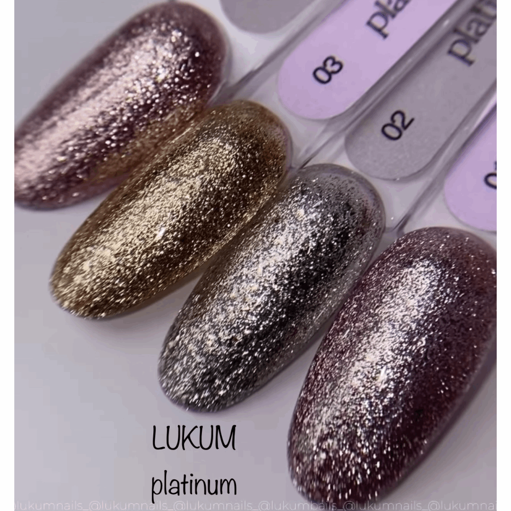 Gel Paint &amp; Paste Lukum Platinum gel 5ml