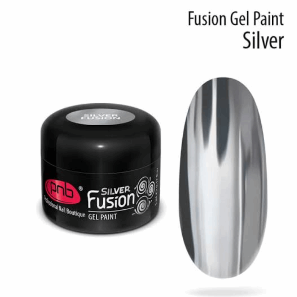 Gel Paint &amp; Paste Pnb Silver Fusion 5ml