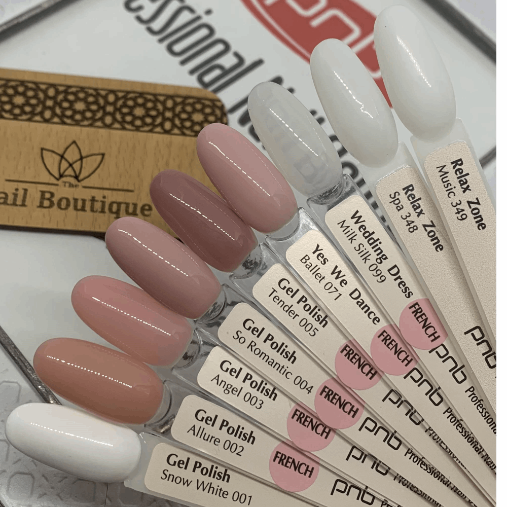 Gel Polish PNB Gel polish 8ml Nude collection 01-02-03-04-05-071-099-295-348-349