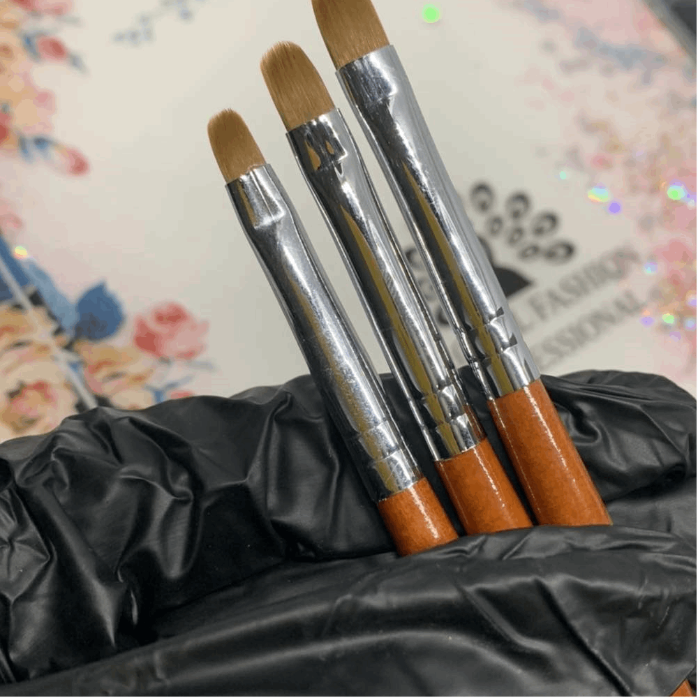 Brushes Global Fashion Brush for gel 4/6/8 1pc